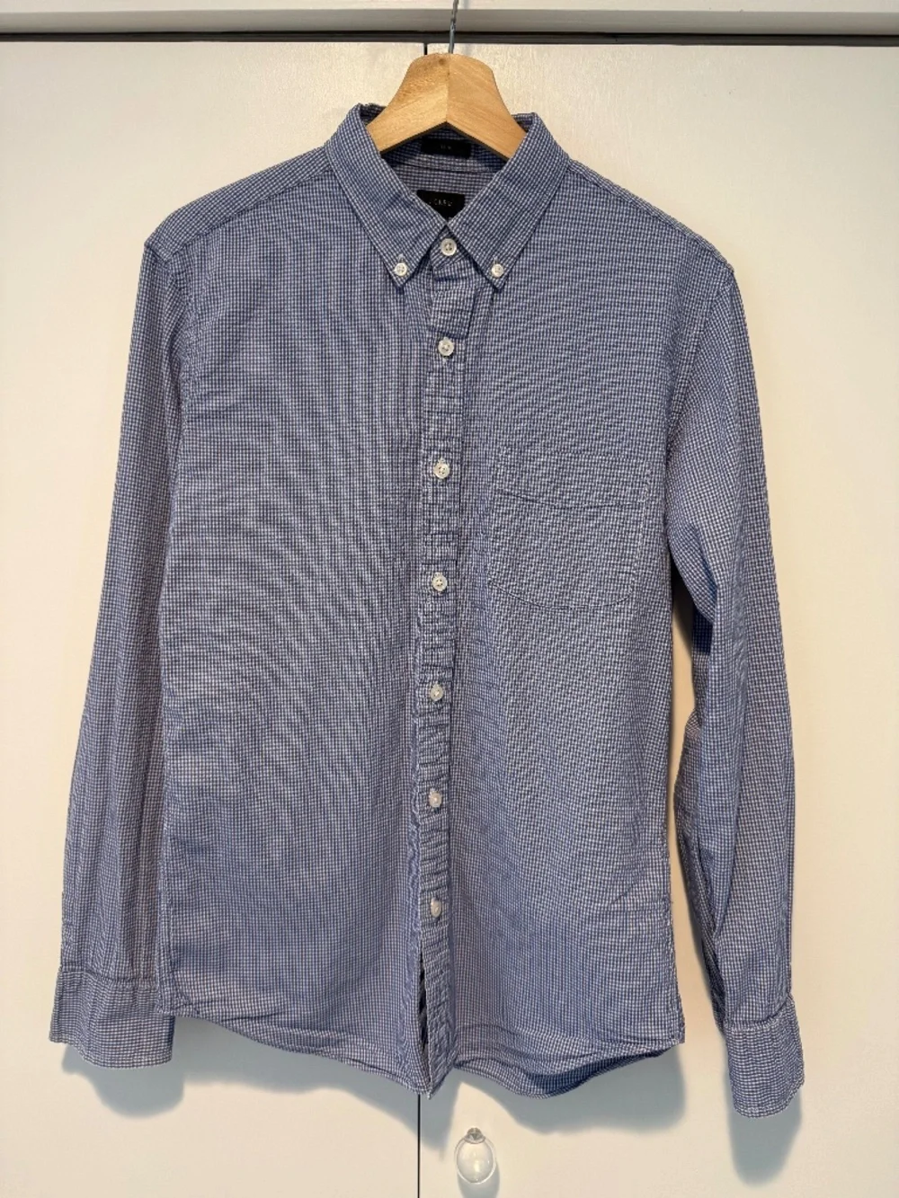 J.Crew Men's Button Down - Gingham - Size: SLIM MEDIUM